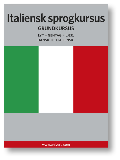 Title details for Italiensk sprogkursus by Ann-Charlotte Wennerholm - Available